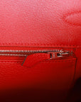 HMS Birkin 35 Rouge Casaque Clemence Palladium Hardware