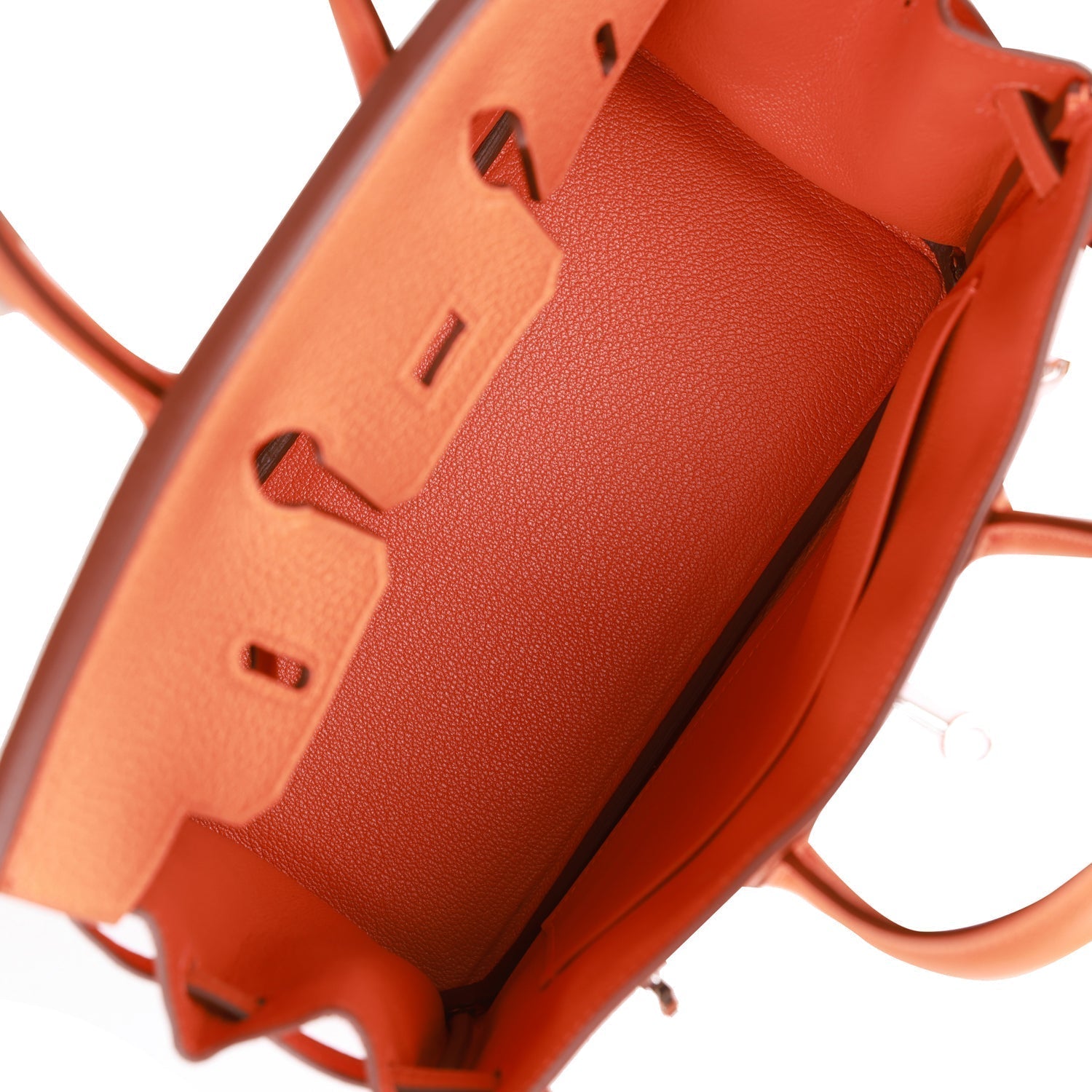 HMS Birkin 25 Orange Togo Palladium Hardware