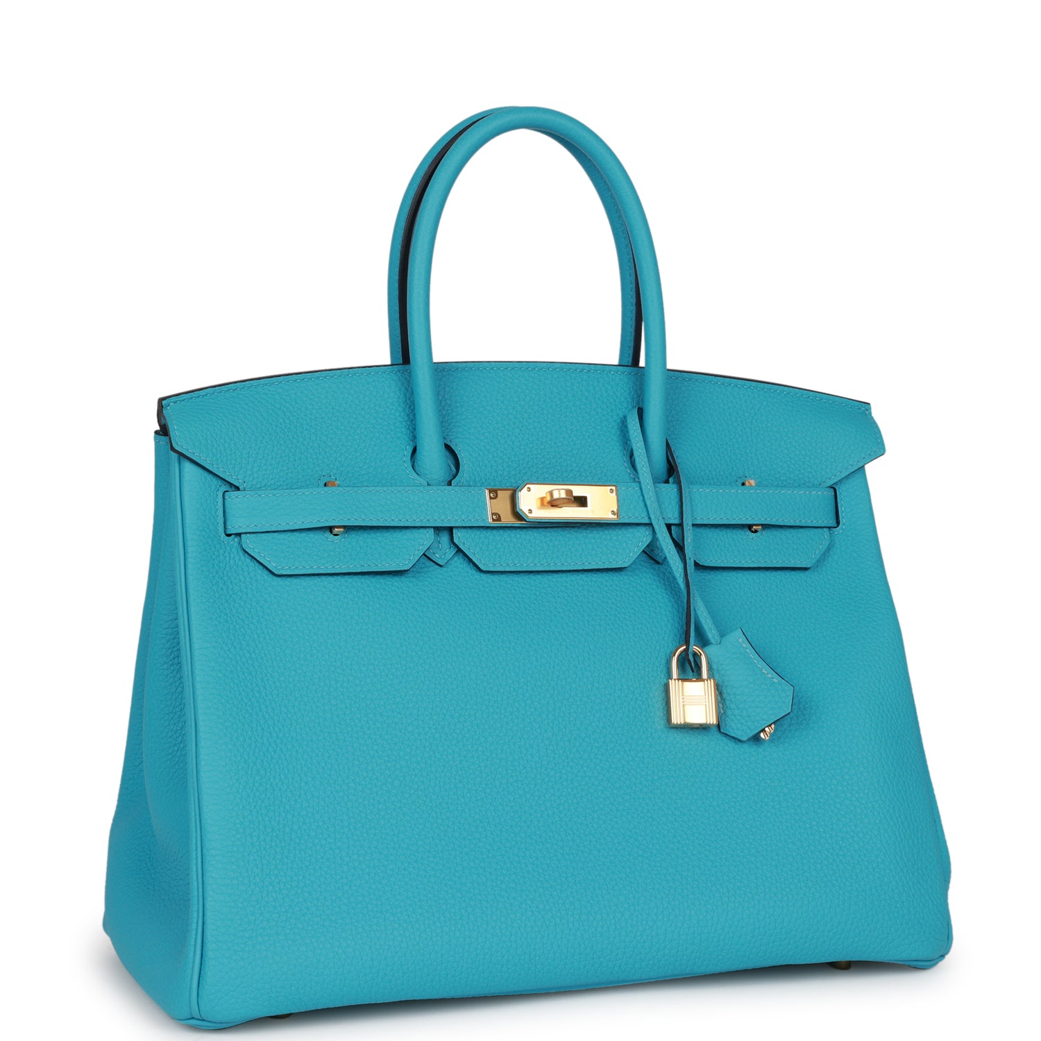 HMS Birkin 35 Bleu de Nord Togo Goldhardware