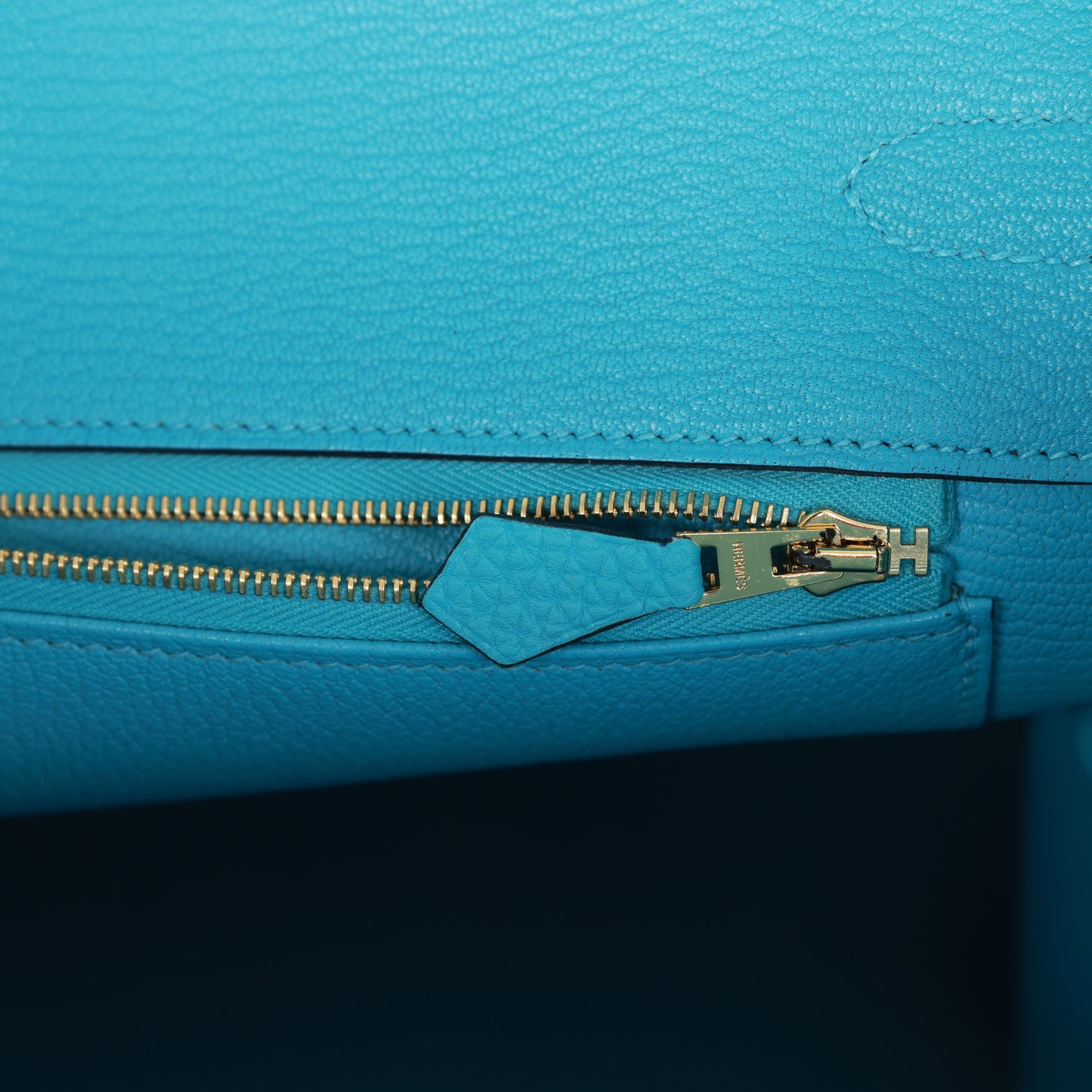 HMS Birkin 35 Bleu de Nord Togo Goldhardware