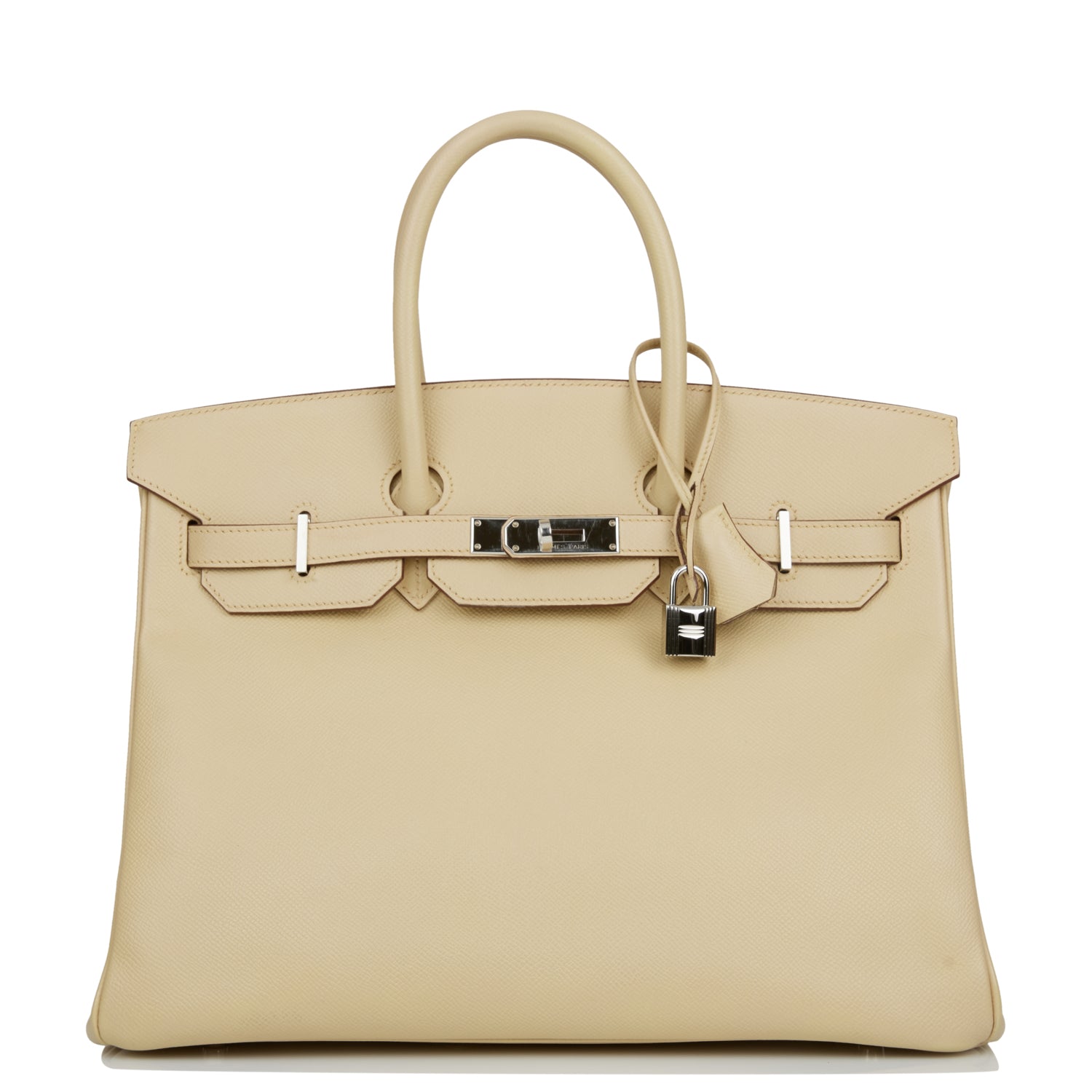 Top Quality HMS Birkin 35 Parchemin Epsom Palladium Hardware