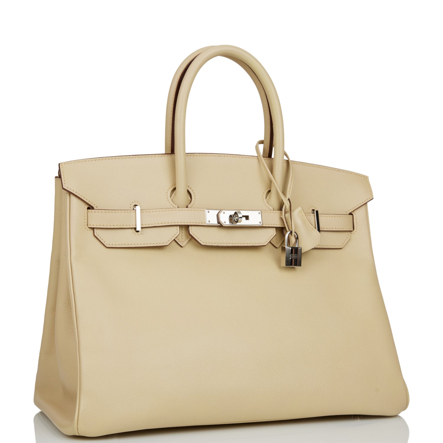 Top Quality HMS Birkin 35 Parchemin Epsom Palladium Hardware