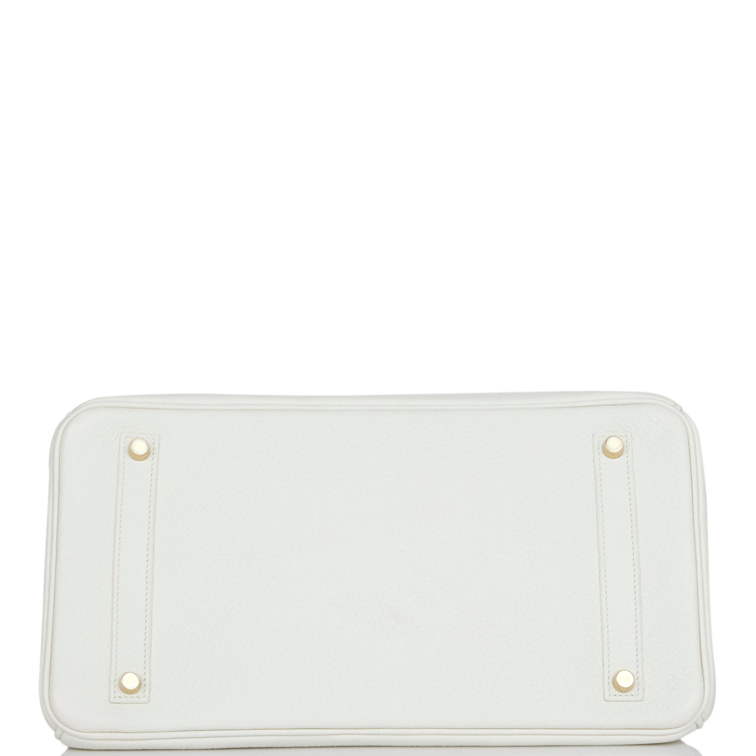 Top Quality HMS Birkin 35 White Clemence Gold Hardware
