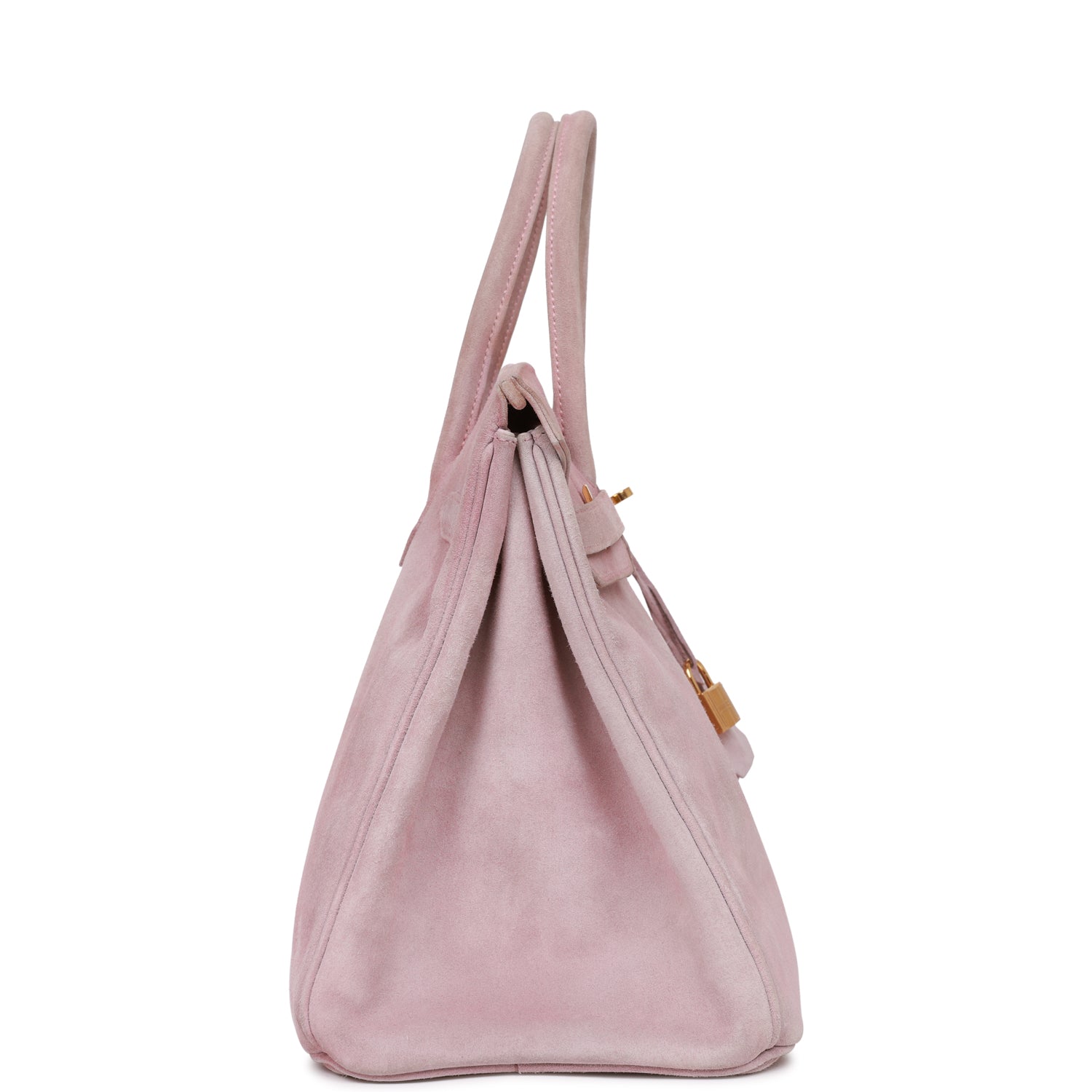 Top Quality Vintage HMS Birkin 35 Lilac Doblis Gold Hardware