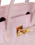 Top Quality Vintage HMS Birkin 35 Lilac Doblis Gold Hardware