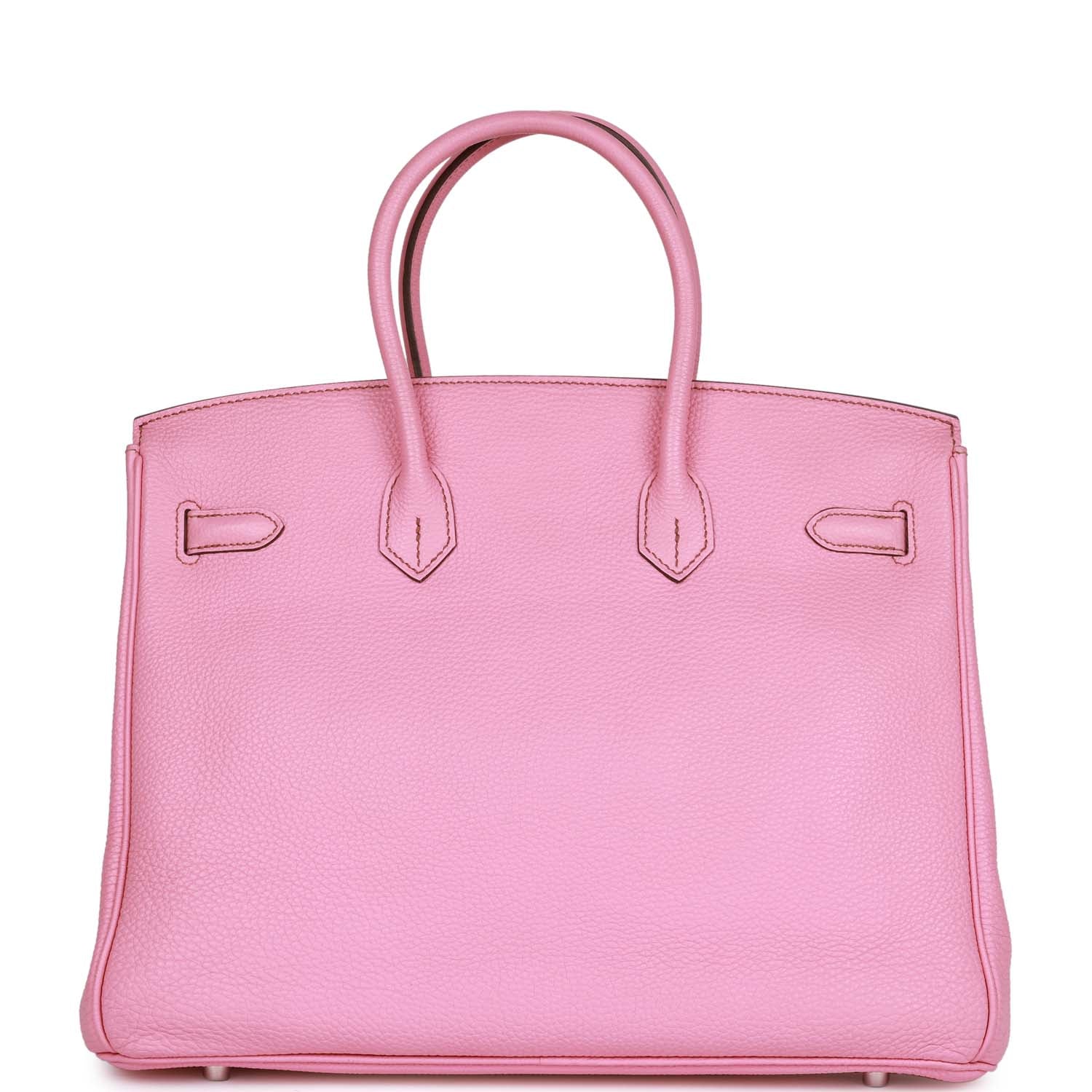 Top Quality HMS Birkin 35 Bubblegum Togo Palladium Hardware