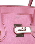 Top Quality HMS Birkin 35 Bubblegum Togo Palladium Hardware