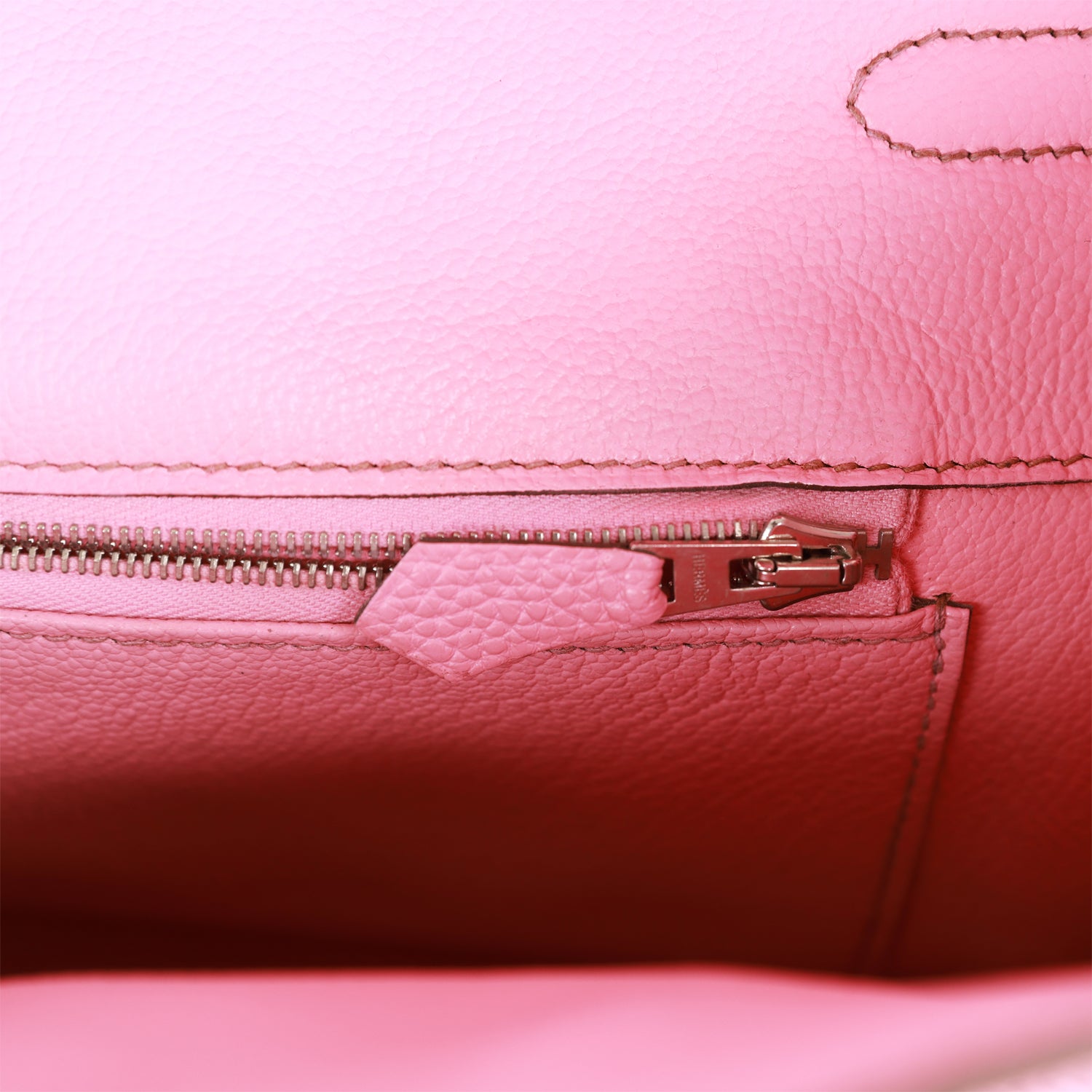 Top Quality HMS Birkin 35 Bubblegum Togo Palladium Hardware