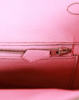 Top Quality HMS Birkin 35 Bubblegum Togo Palladium Hardware