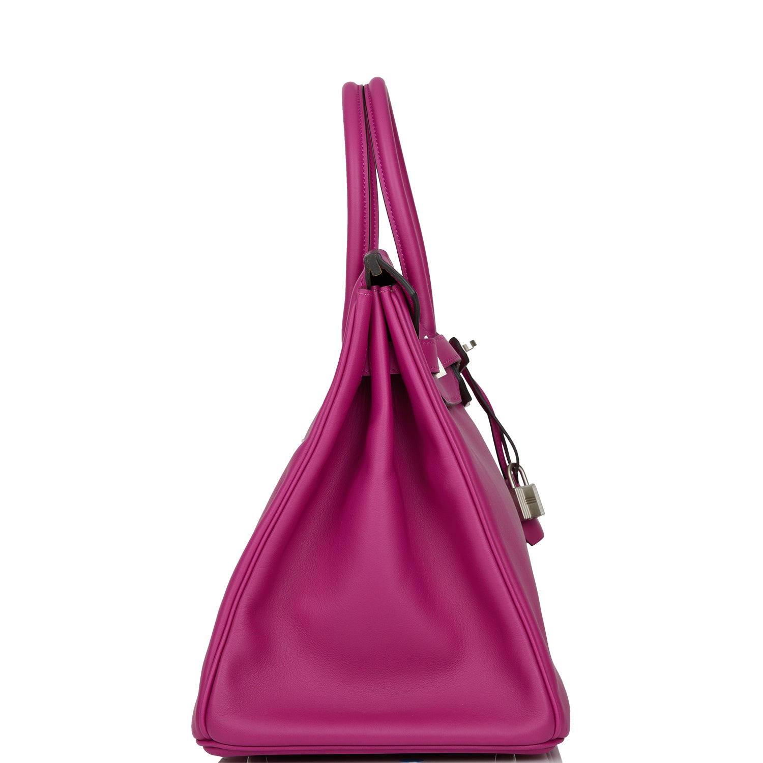 HMS Special Order (HSS) Birkin 35 Rose Pourpre Verso Swift Brushed Palladium Hardware