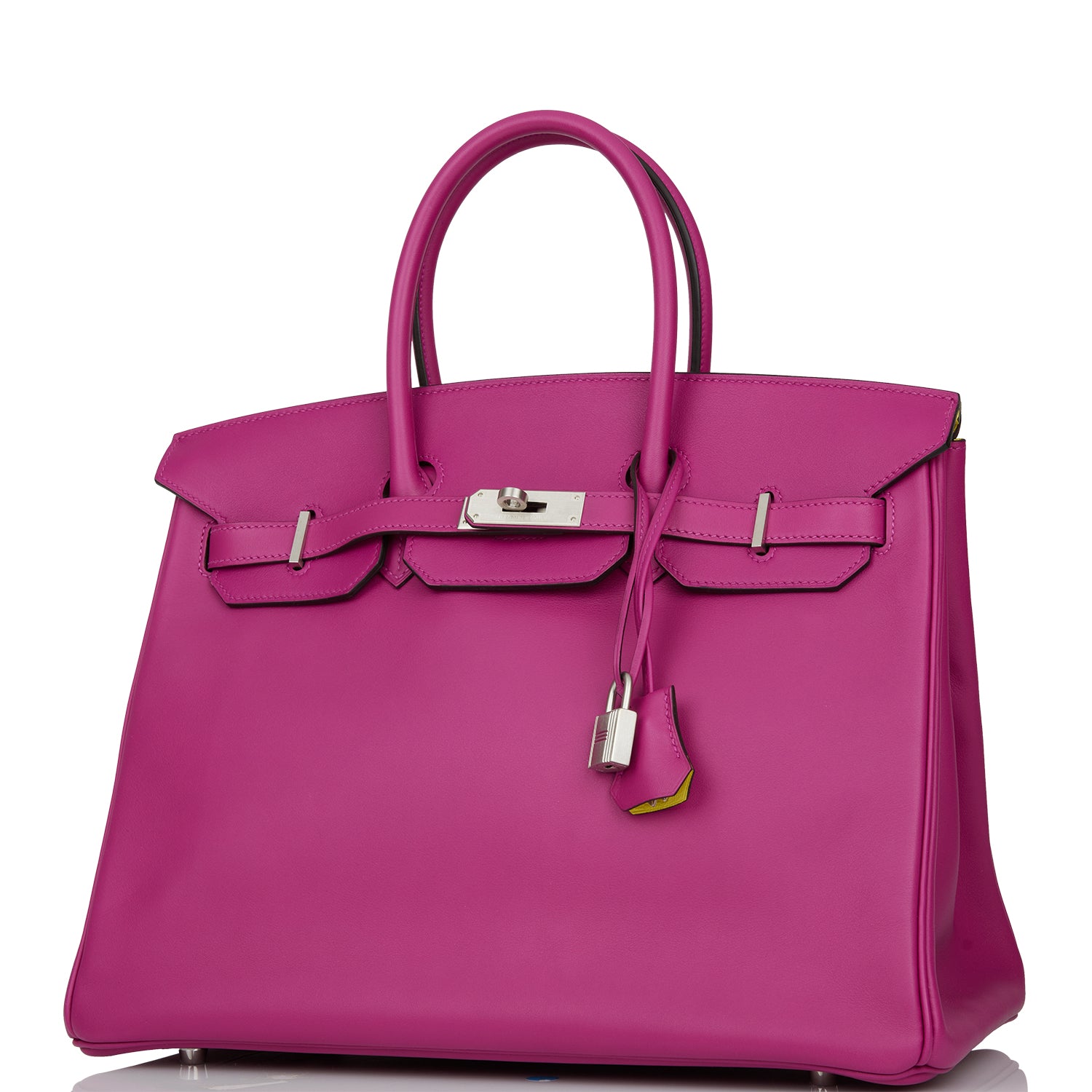 HMS Special Order (HSS) Birkin 35 Rose Pourpre Verso Swift Brushed Palladium Hardware