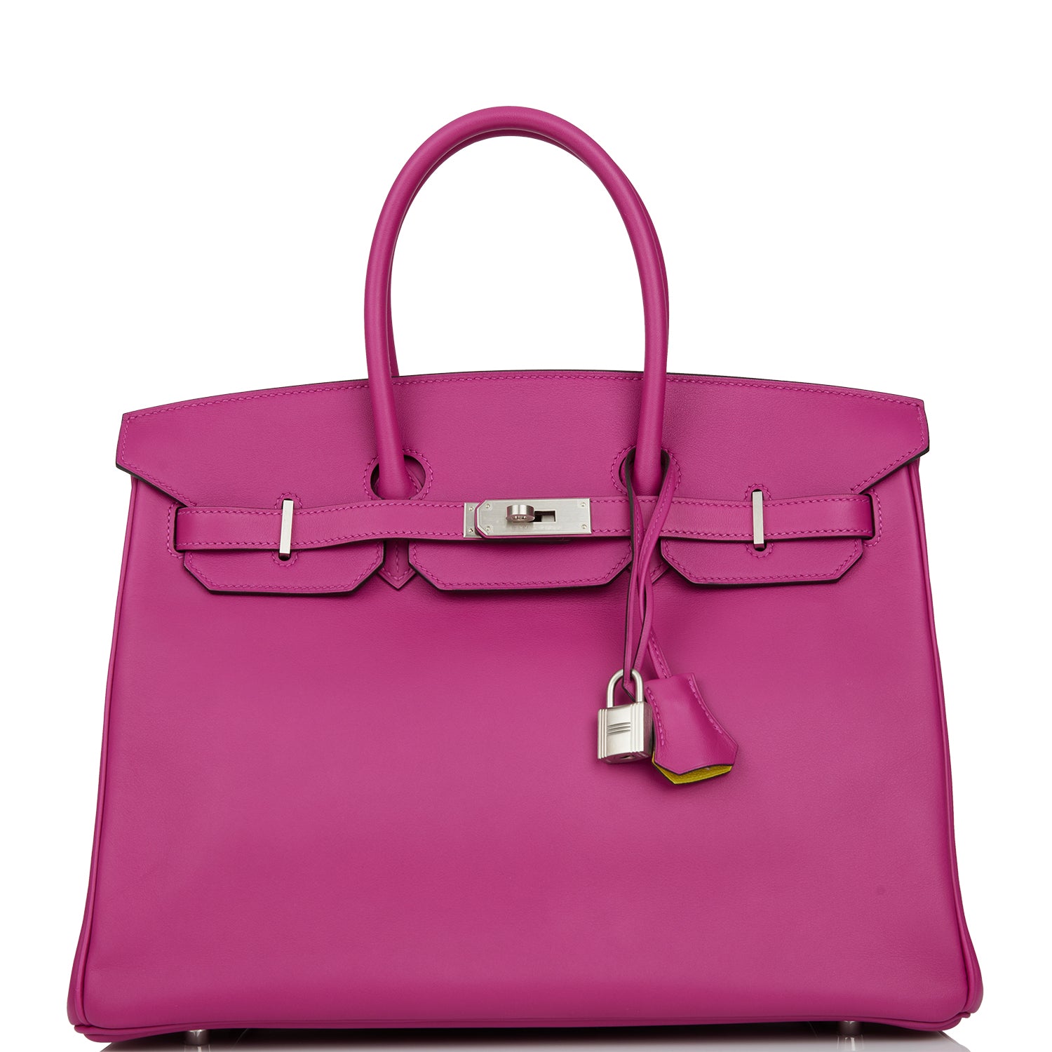 HMS Special Order (HSS) Birkin 35 Rose Pourpre Verso Swift Brushed Palladium Hardware