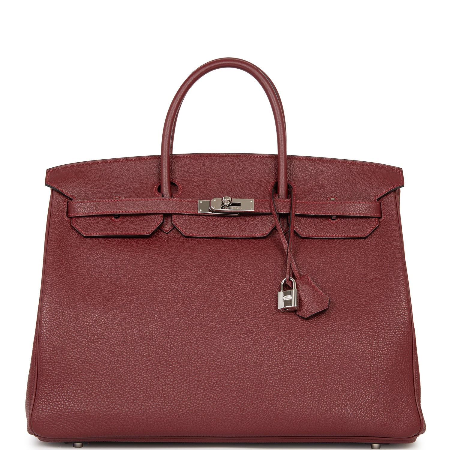 HMS Birkin 40 Rouge H Togo Palladium Hardware