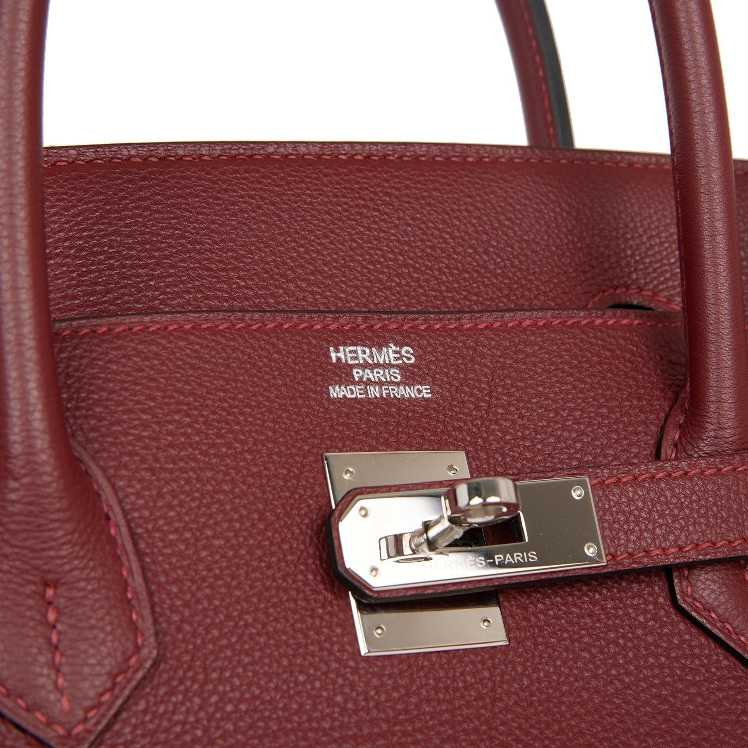 HMS Birkin 40 Rouge H Togo Palladium Hardware
