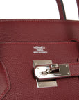 HMS Birkin 40 Rouge H Togo Palladium Hardware