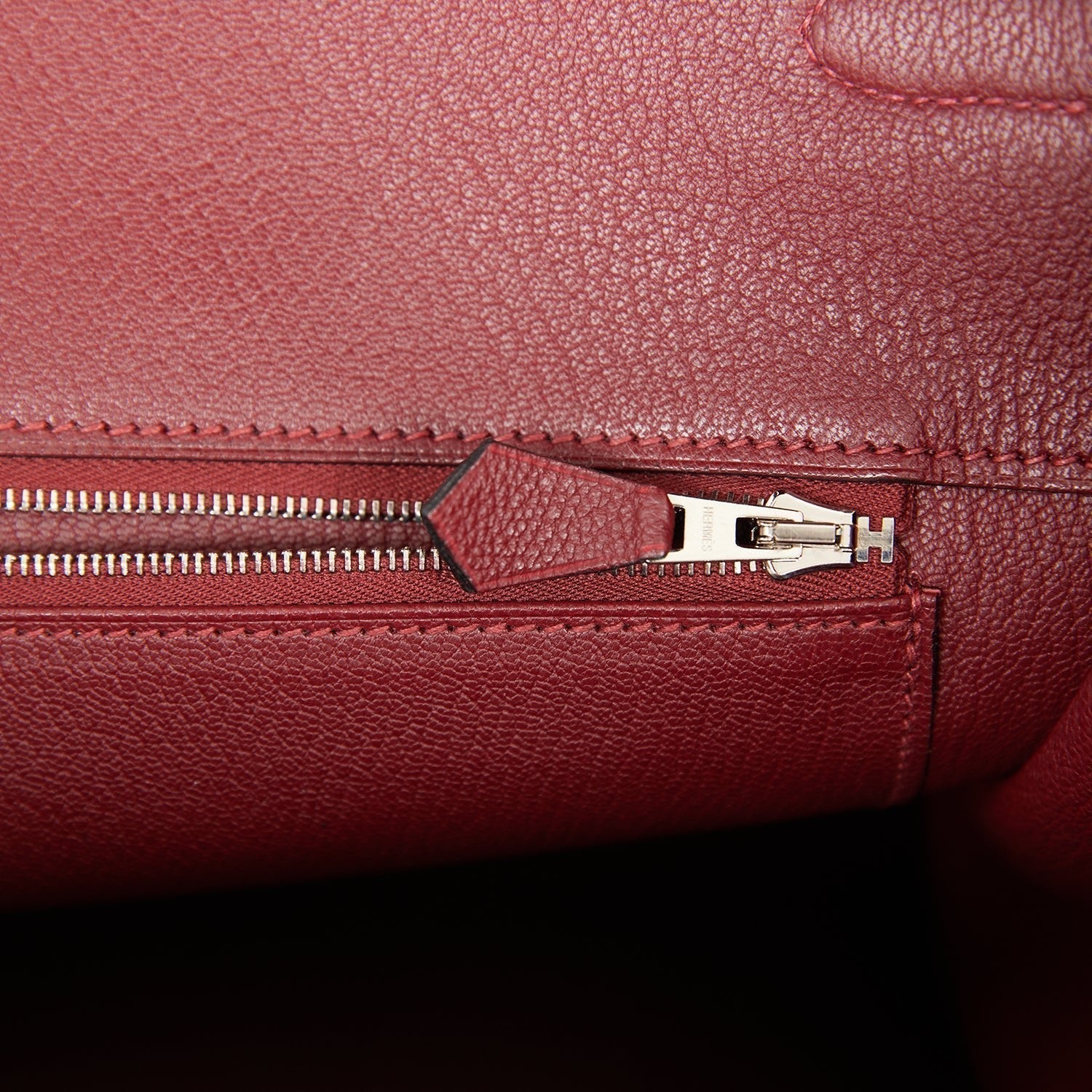 HMS Birkin 40 Rouge H Togo Palladium Hardware