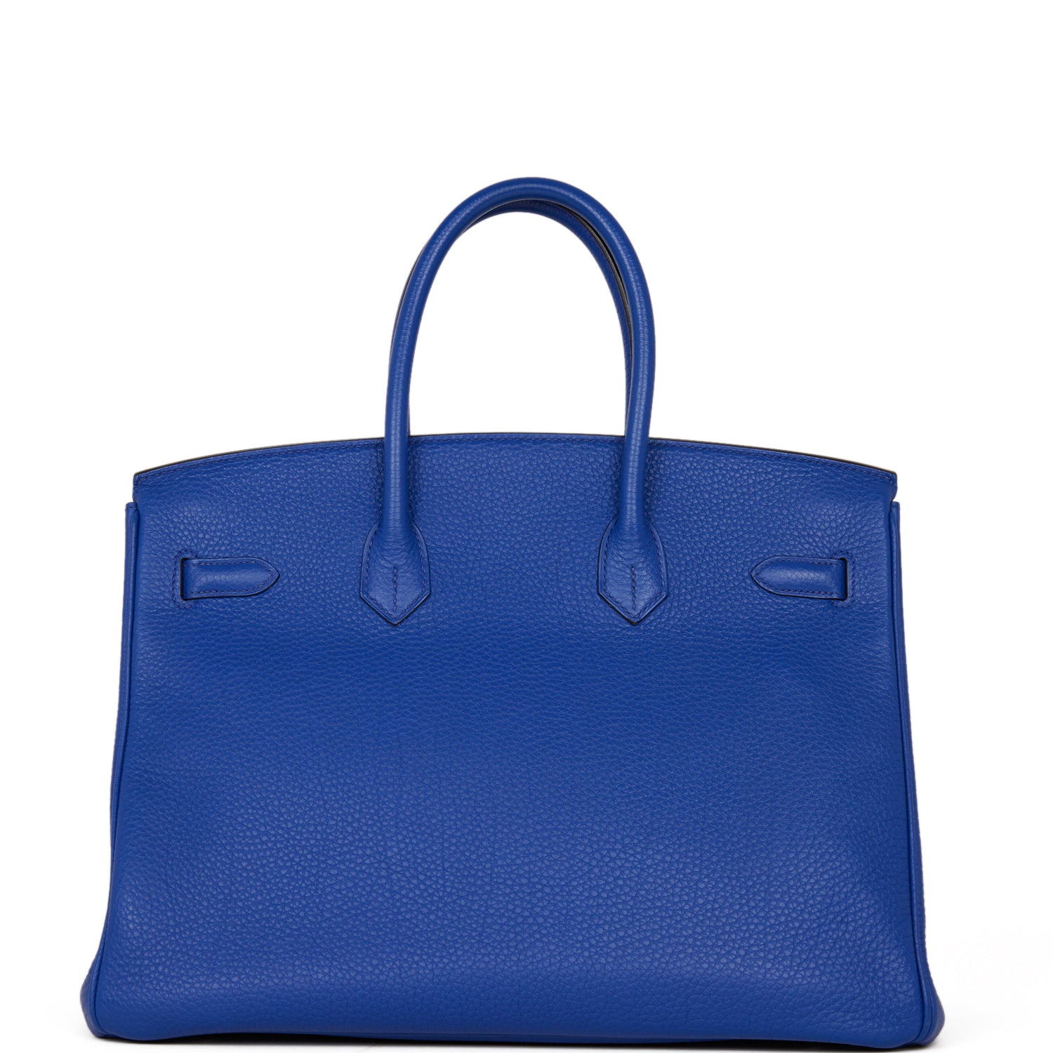 Top Quality HMS Birkin 35 Bleu Electric Togo Palladium Hardware