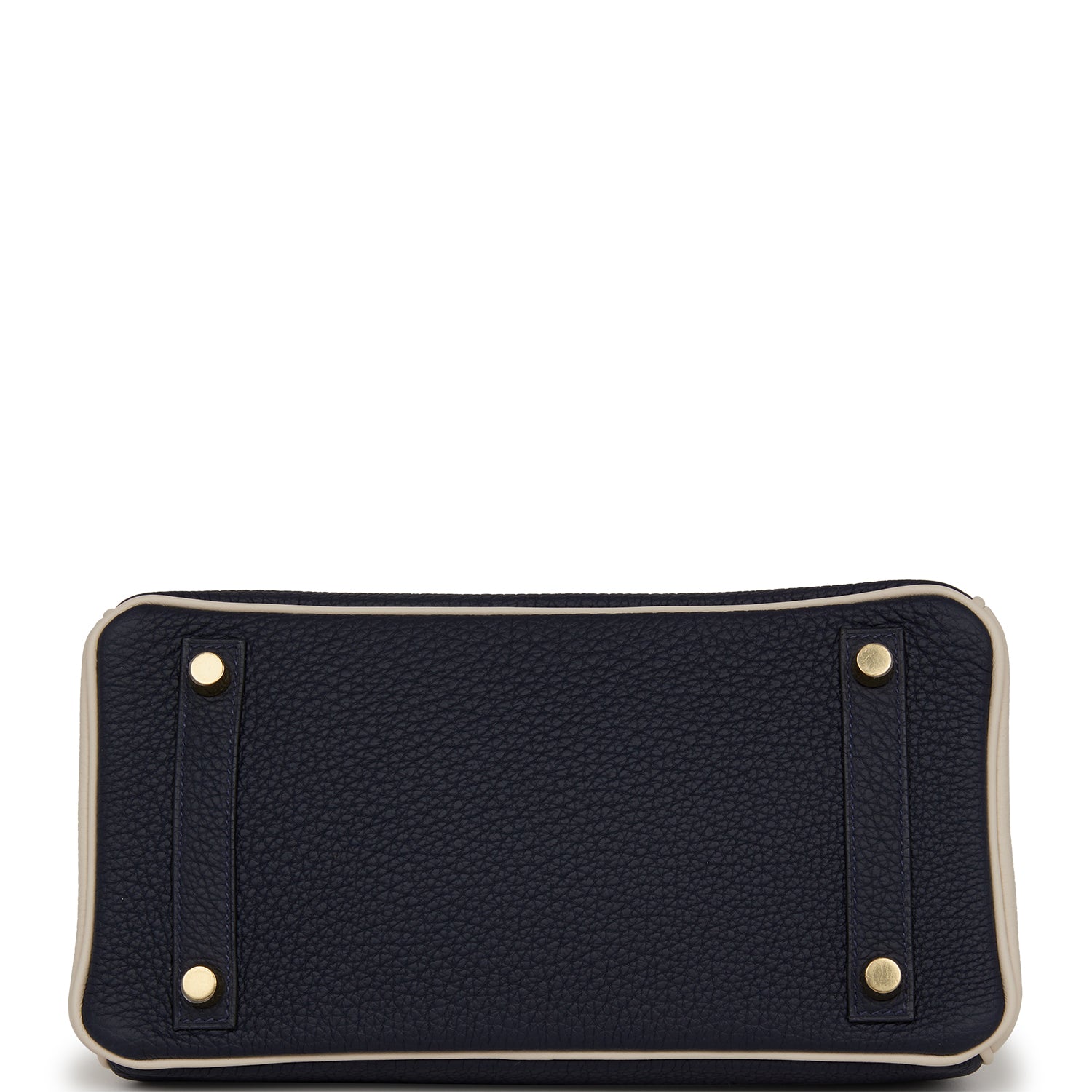 HMS Special Order (HSS) Birkin 25 Bleu Nuit and Craie Togo Gold Hardware