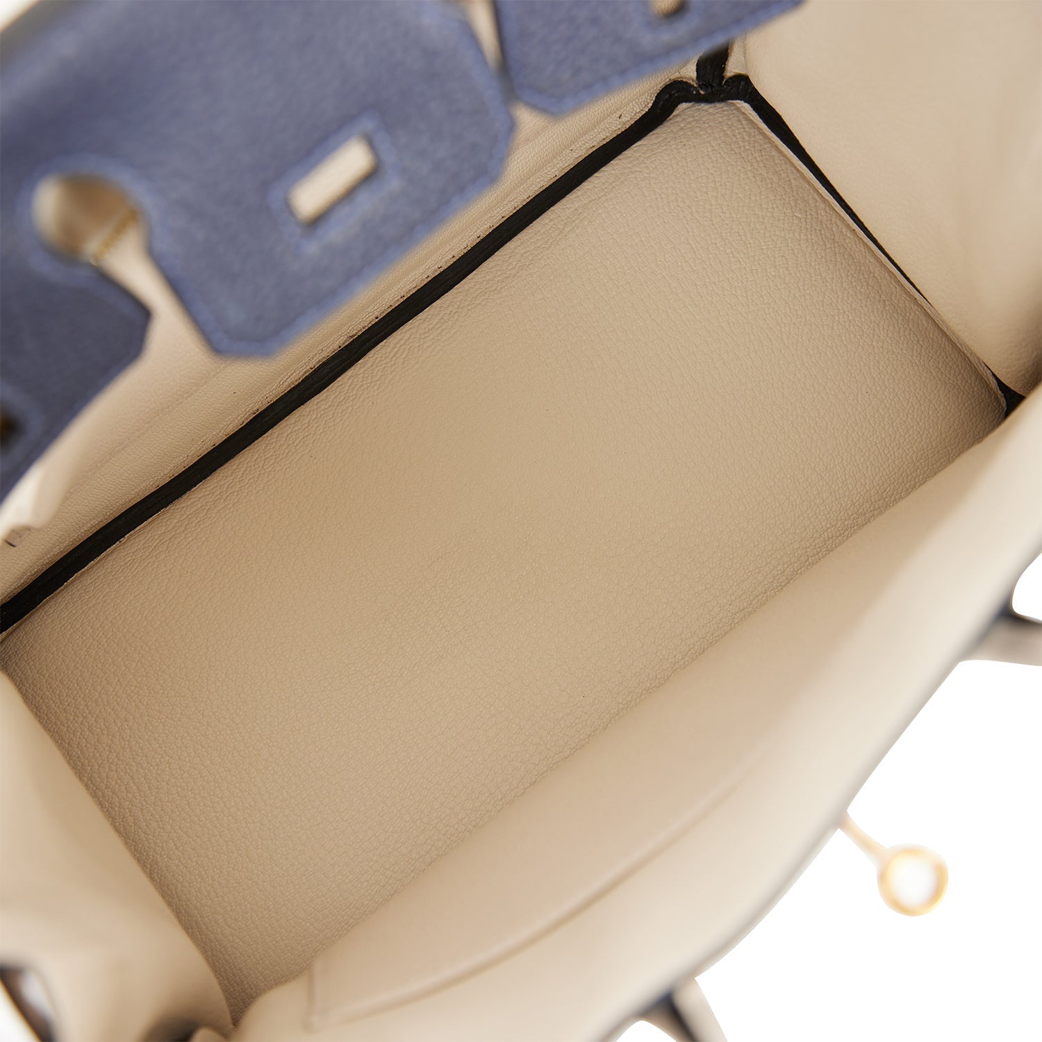 HMS Special Order (HSS) Birkin 25 Bleu Nuit and Craie Togo Gold Hardware