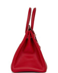 Top Quality HMS Birkin 35 Rouge Casaque Candy Epsom Permabrass Hardware