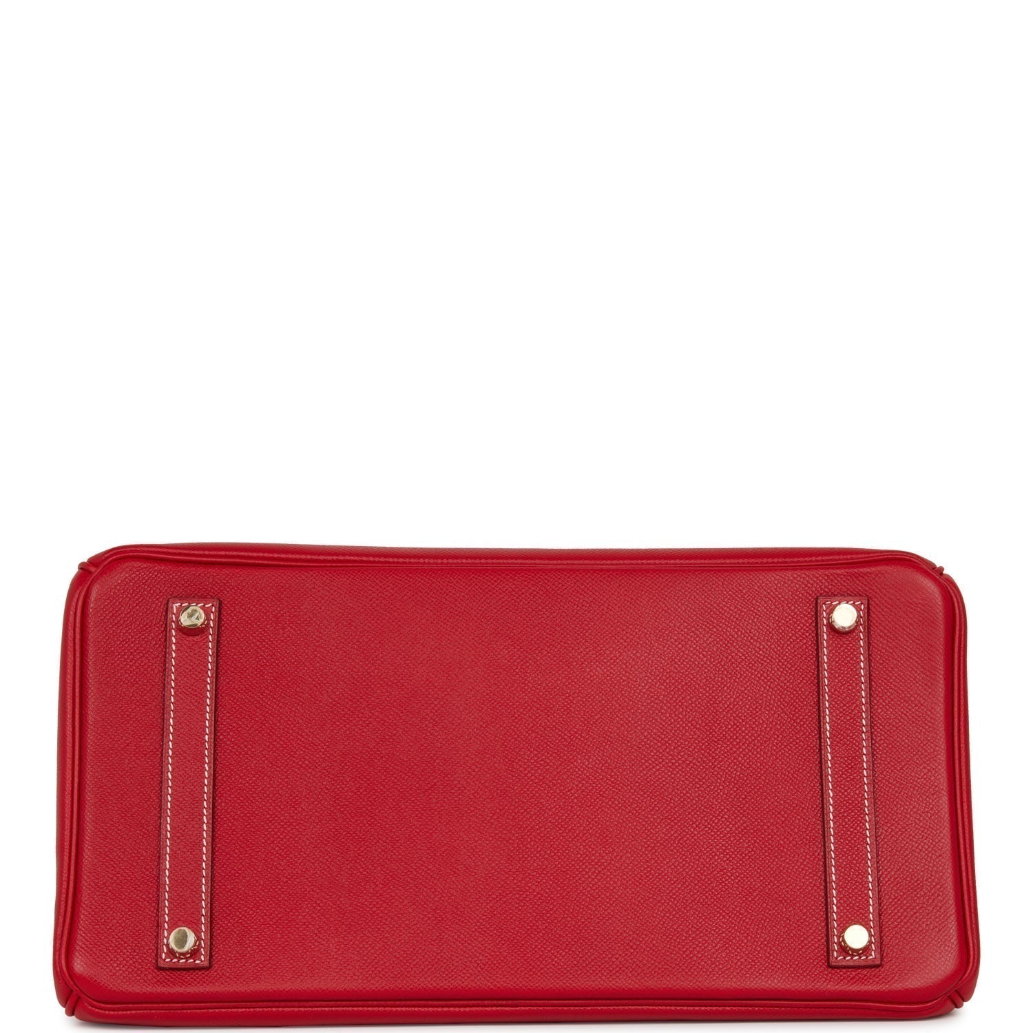Top Quality HMS Birkin 35 Rouge Casaque Candy Epsom Permabrass Hardware