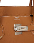 HMS Birkin 40 Gold Togo Palladium Hardware
