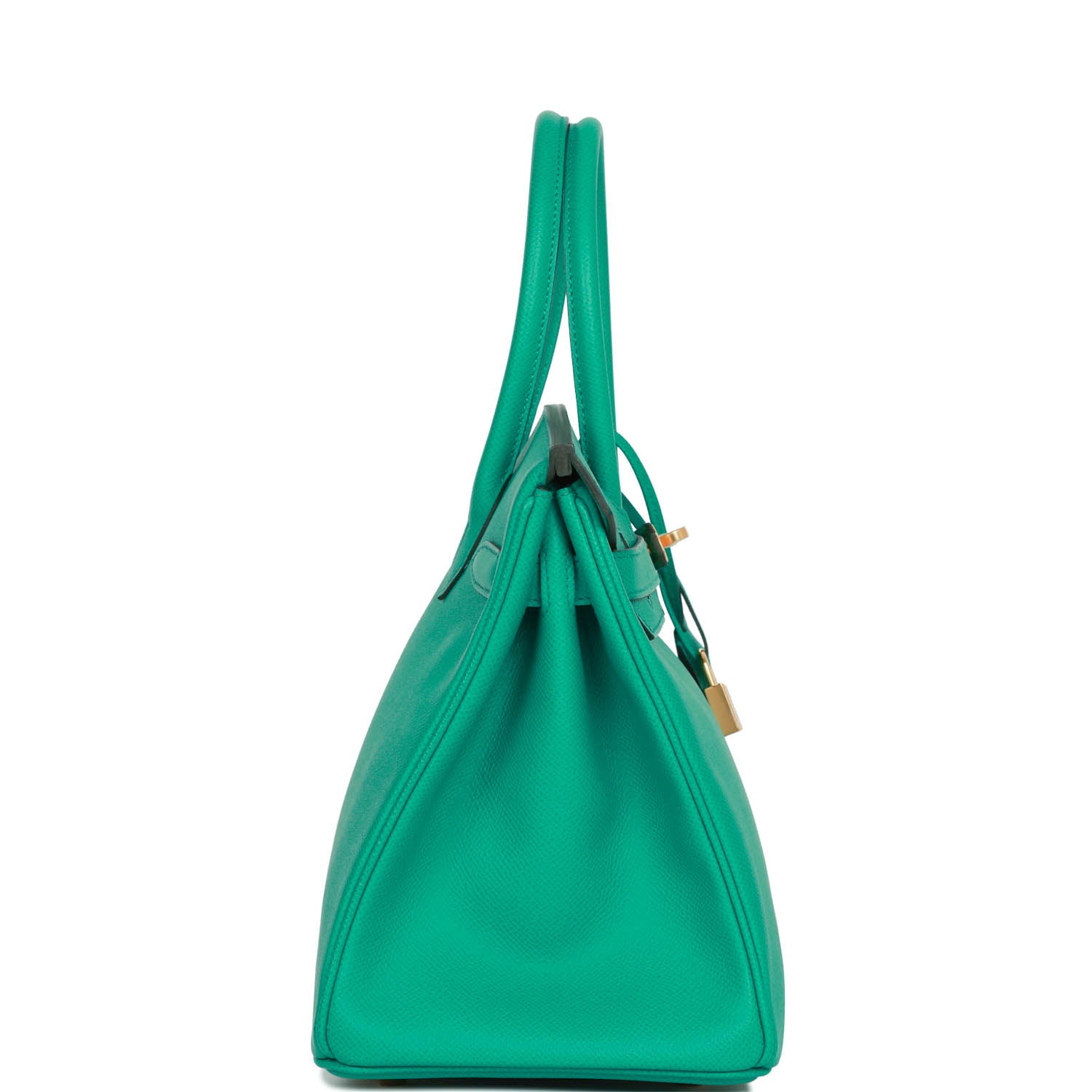 HMS Birkin 30 Vert Jade Epsom Gold Hardware