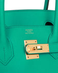 HMS Birkin 30 Vert Jade Epsom Gold Hardware