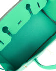 HMS Birkin 30 Vert Jade Epsom Gold Hardware