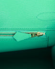 HMS Birkin 30 Vert Jade Epsom Gold Hardware