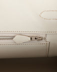 Top Quality HMS Birkin 35 Beton Matte Alligator Palladium Hardware