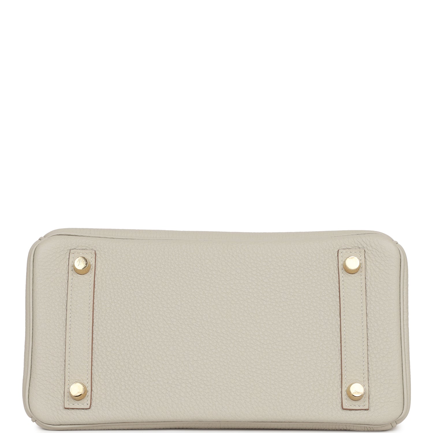HMS Birkin 25 Gris Perle Togo Gold Hardware