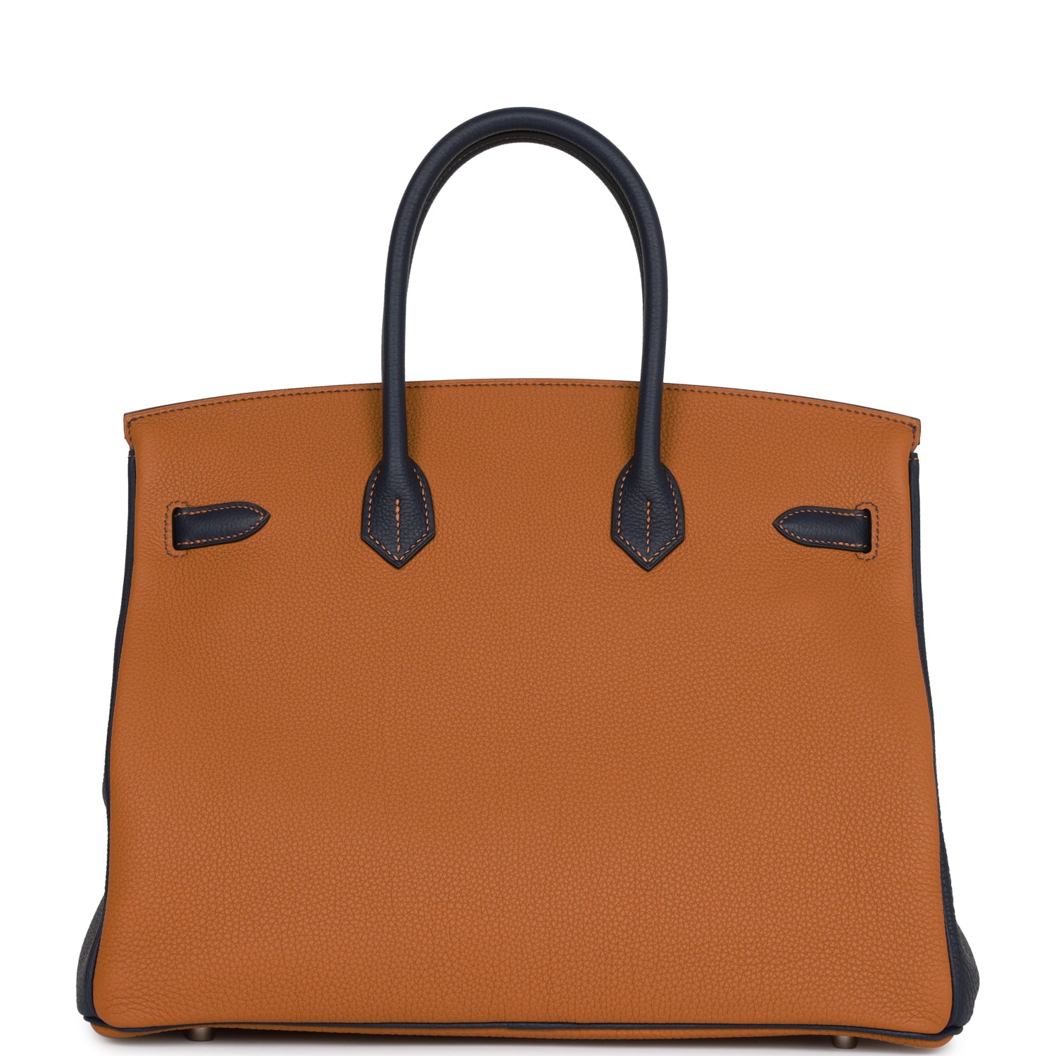HMS Special Order (HSS) Birkin 35 Gold and Bleu Nuit Togo Brushed Palladium Hardware