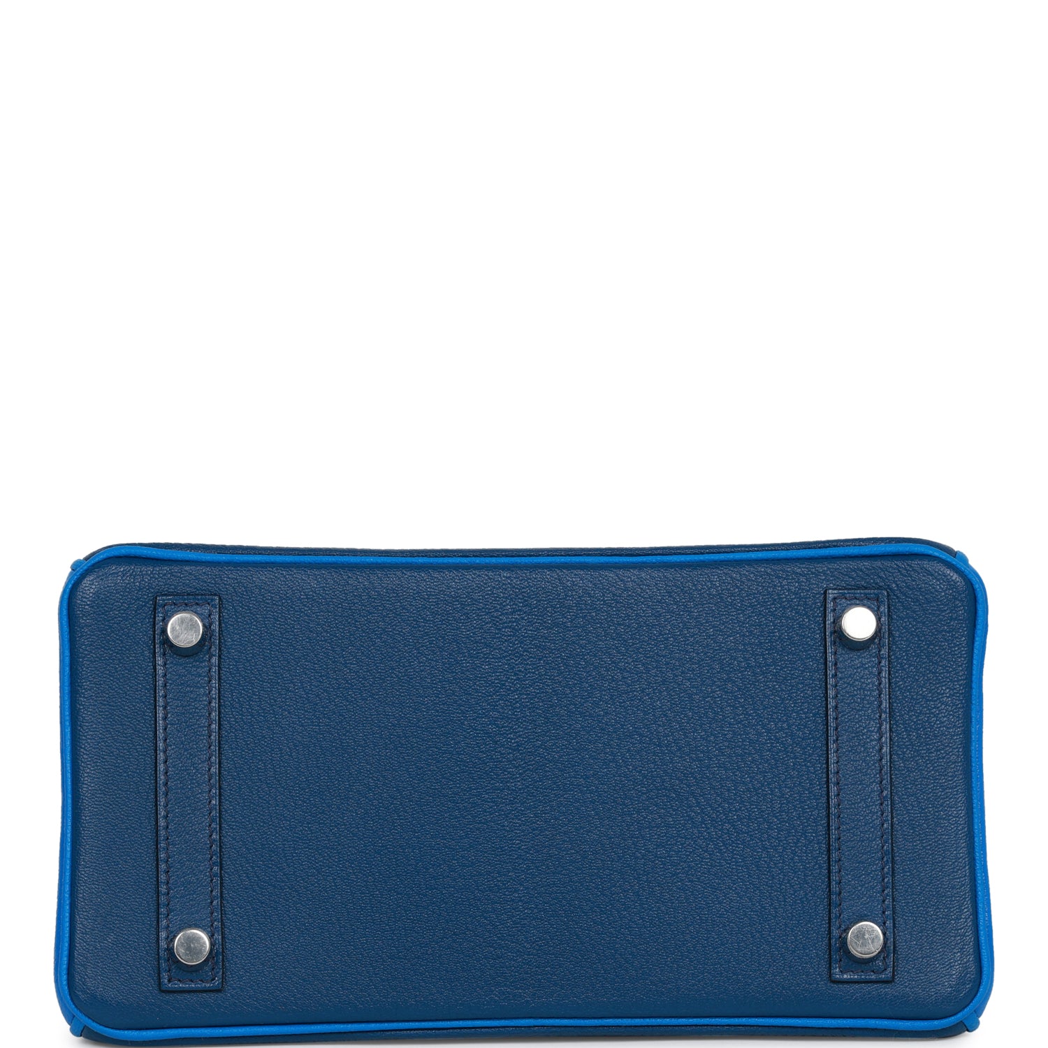 HMS Special Order (HSS) Birkin 25 Bleu Hydra and Bleu Saphir Chèvre Brushed Palladium Hardware