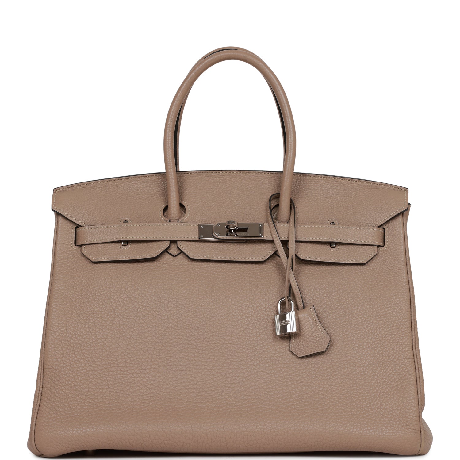 Top Quality HMS Birkin 35 Gris Tourterelle Togo Palladium Hardware