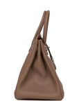 Top Quality HMS Birkin 35 Etoupe Togo Palladium Hardware