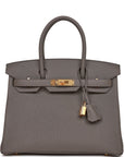 HMS Birkin 30 Etain Togo Gold Hardware
