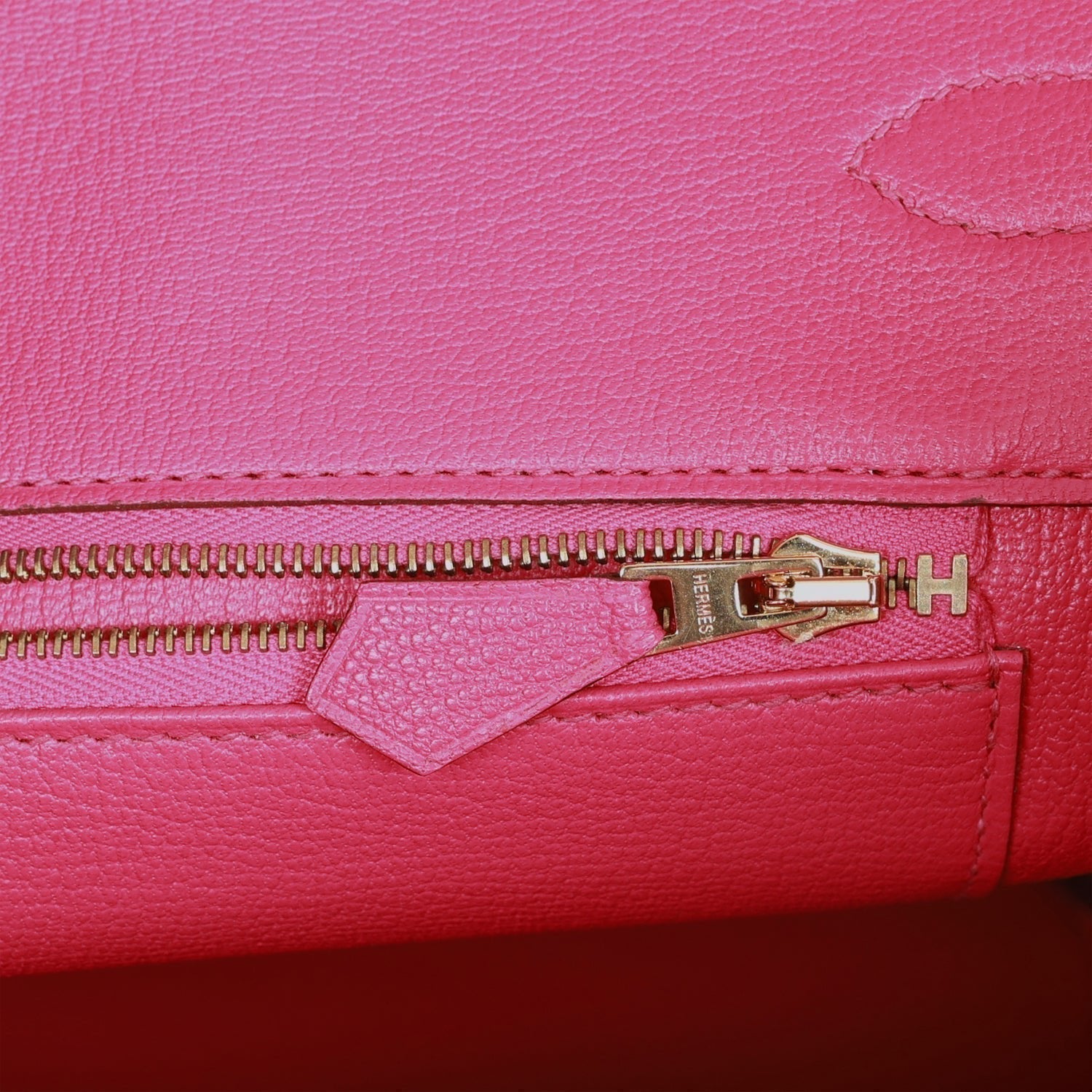 HMS Special Order (HSS) Birkin 35 Rose Tyrien, Rose Lipstick and White Epsom Brushed Gold Hardware