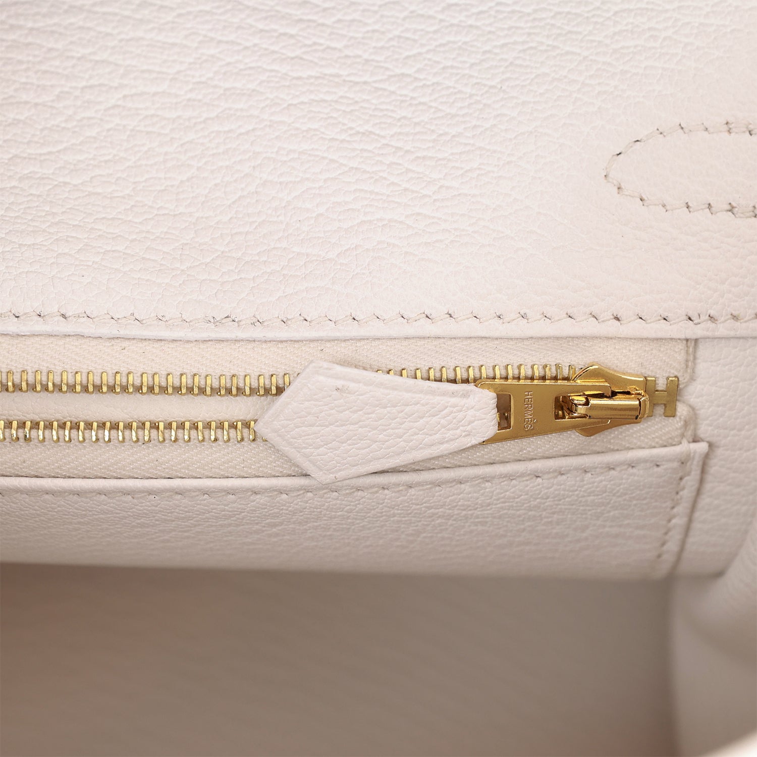 HMS Special Order (HSS) Birkin 25 Black and White Clemence Gold Hardware