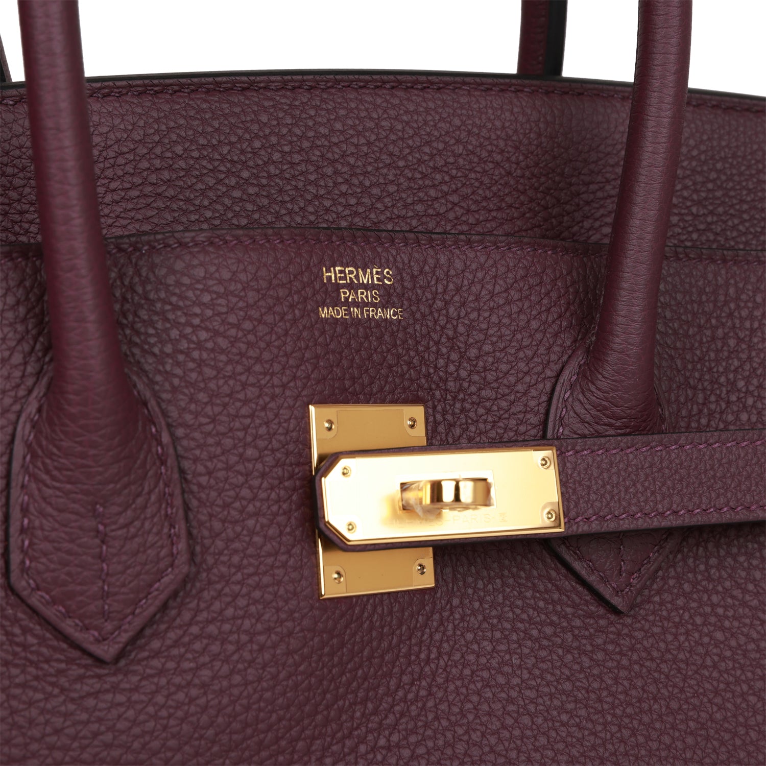 HMS Birkin 35 Cassis Togo Gold Hardware