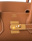 HMS Gold Togo Birkin 30cm Gold Hardware