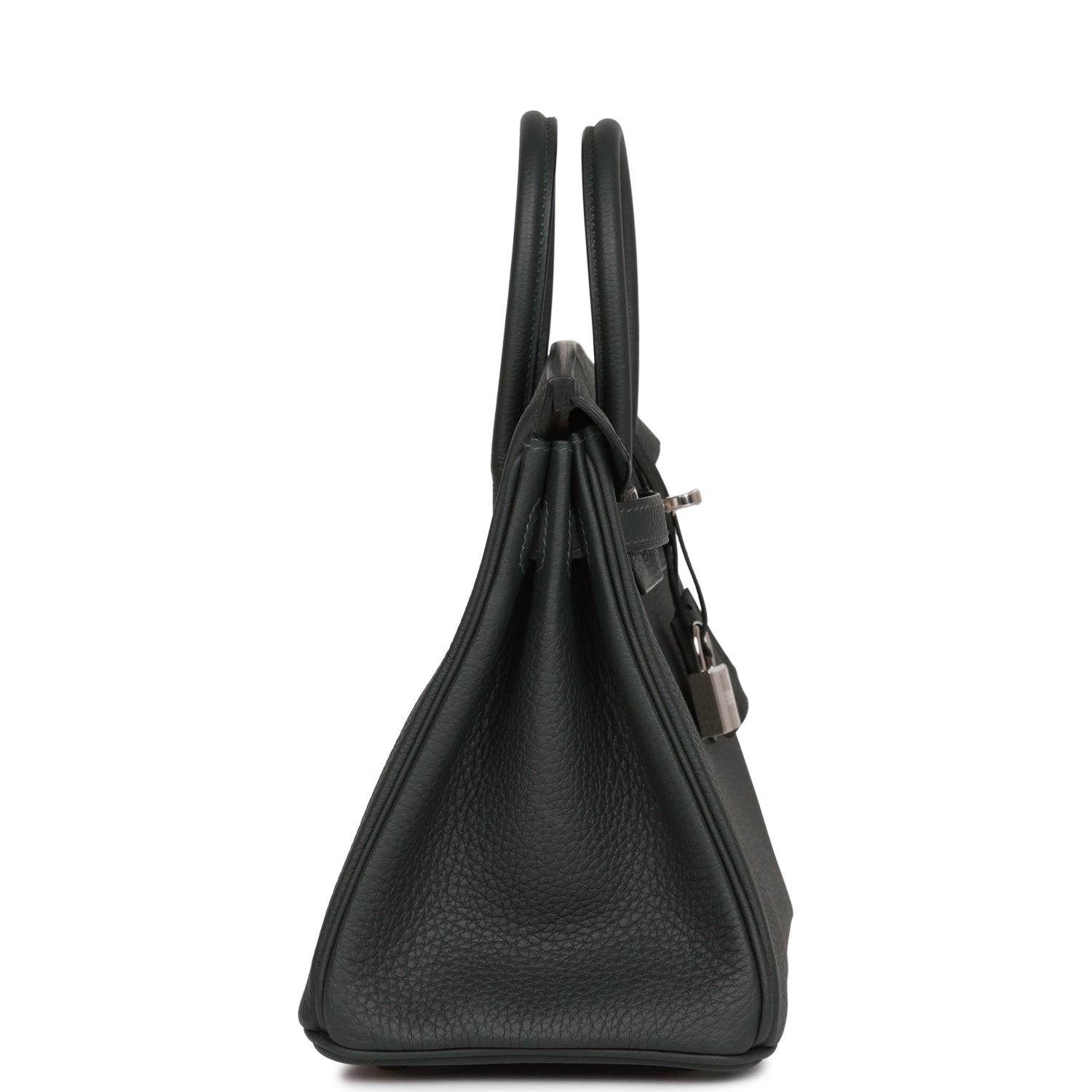 HMS Birkin 25 Vert Fonce Togo Palladium Hardware