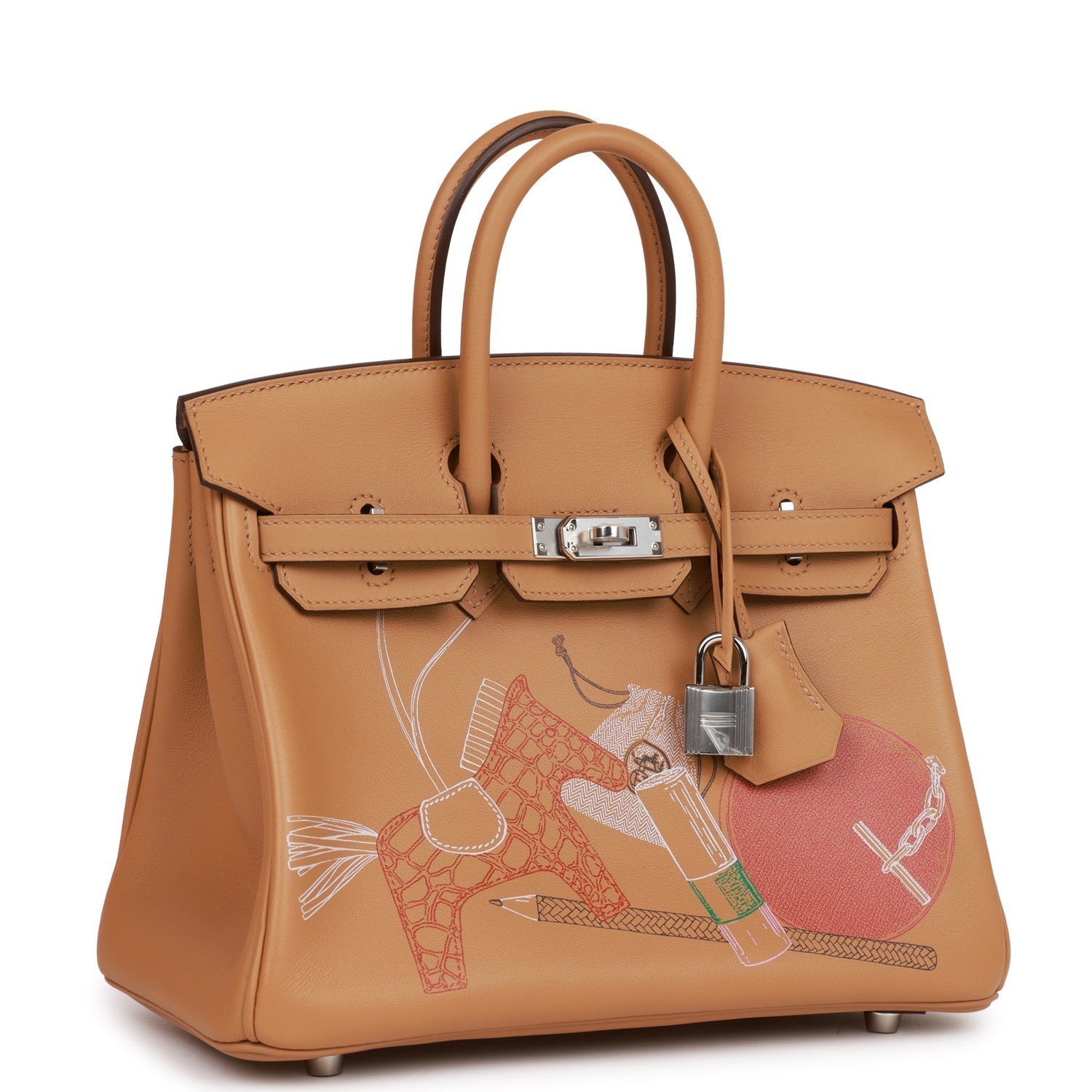 HMS Birkin 25 In &amp; Out Biscuit Swift Palladium Hardware
