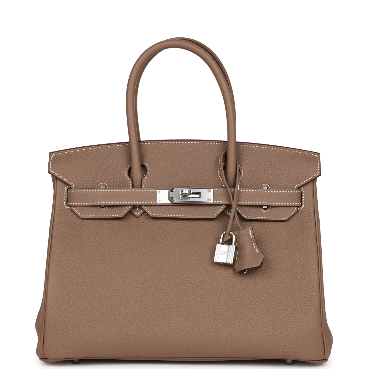 HMS Birkin 30 Etoupe Togo Palladium Hardware