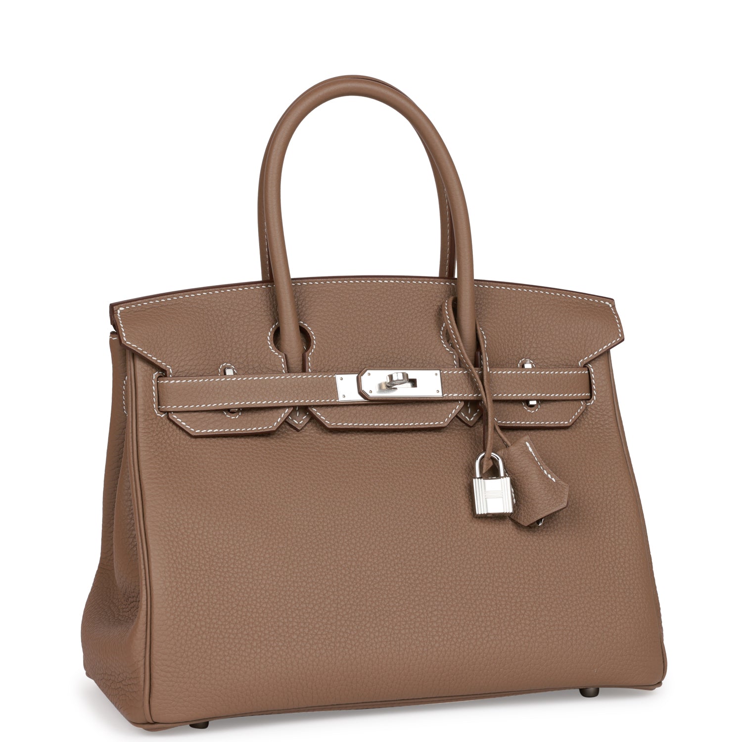 HMS Birkin 30 Etoupe Togo Palladium Hardware