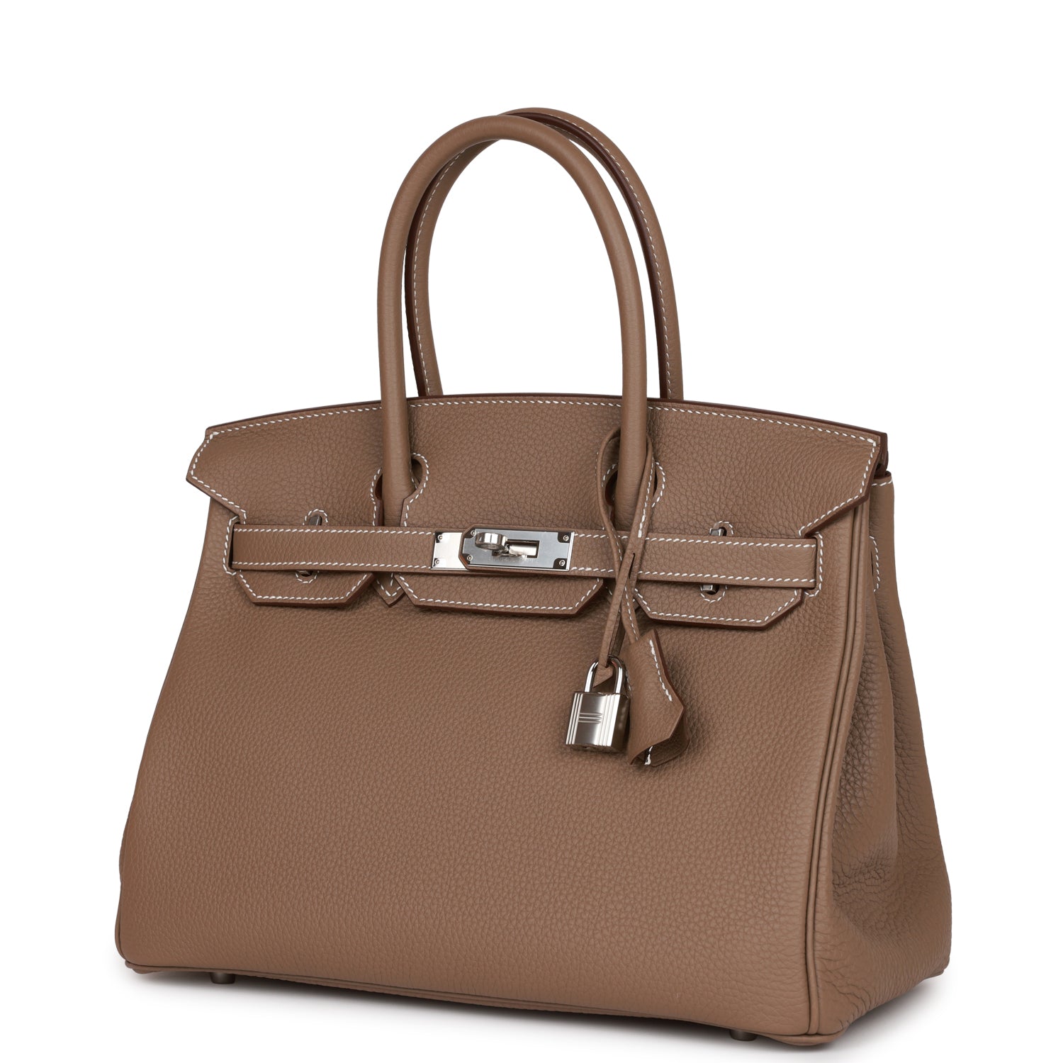 HMS Birkin 30 Etoupe Togo Palladium Hardware