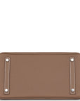 HMS Birkin 30 Etoupe Togo Palladium Hardware