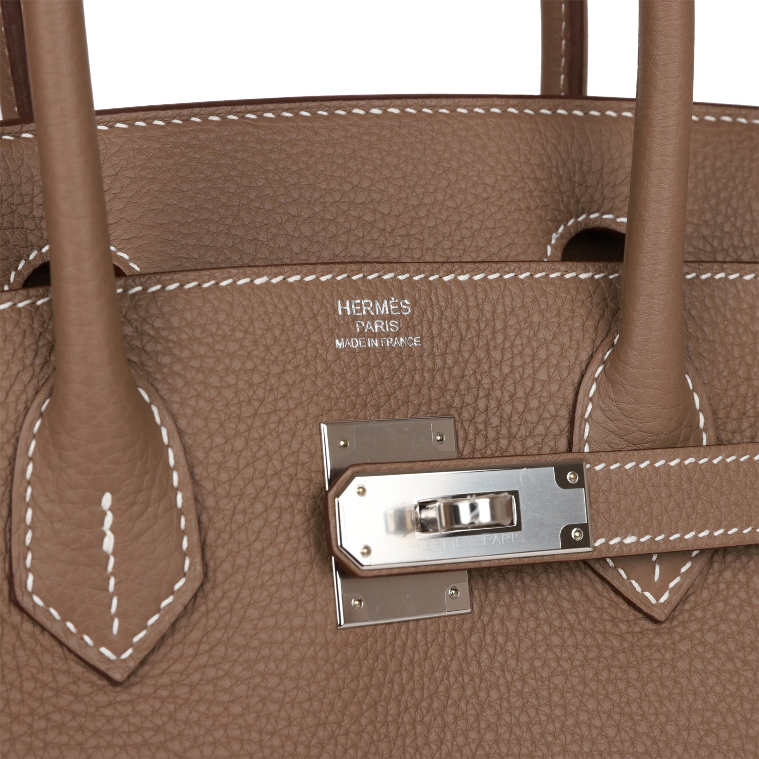 HMS Birkin 30 Etoupe Togo Palladium Hardware