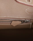 HMS Birkin 30 Etoupe Togo Palladium Hardware