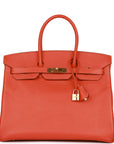 Top Quality HMS Birkin 35 Mangue Epsom Gold Hardware